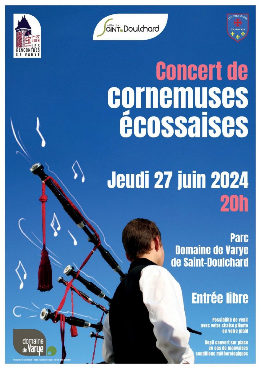 Concert de cornemuses écossaises Le 27 juin 2024