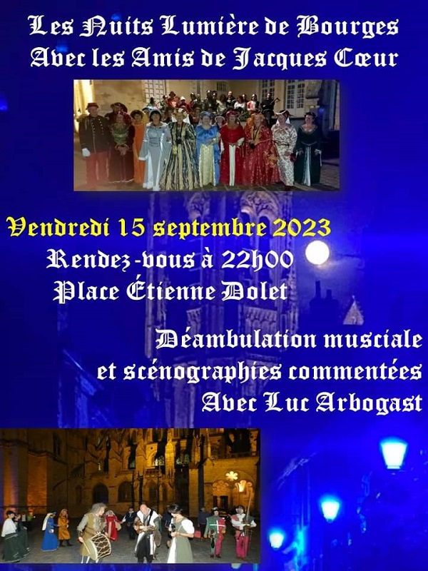 Les nuits lumières de Bourges Du 2 mai au 22 sept 2024